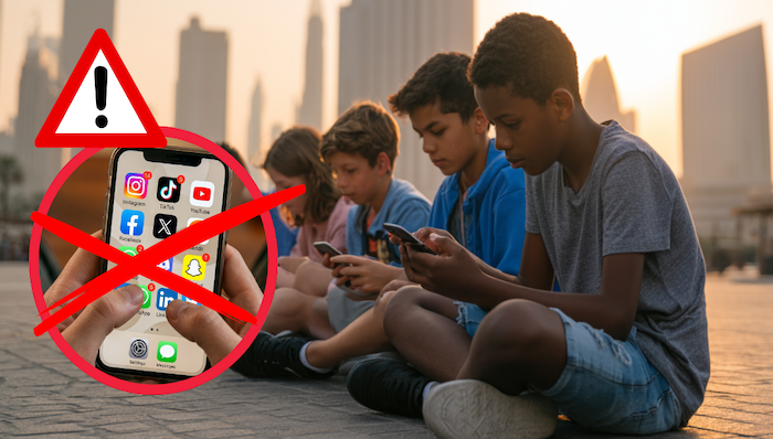 The UAE has barred under-15s from social media, requiring platforms to introduce strict age checks....