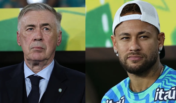Ancelotti says Neymar will face Scotland after missing Brazil’s first two World Cup group matches t...