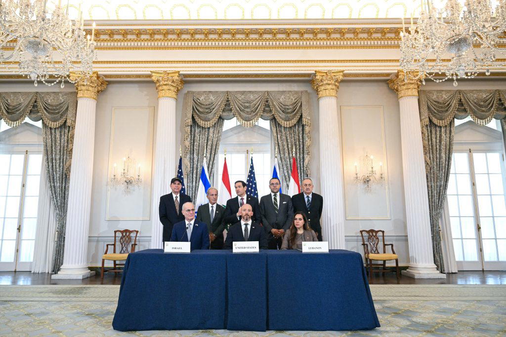 Lebanon, Israel and the United States on Friday signed a trilateral framework agreement aimed at pav...