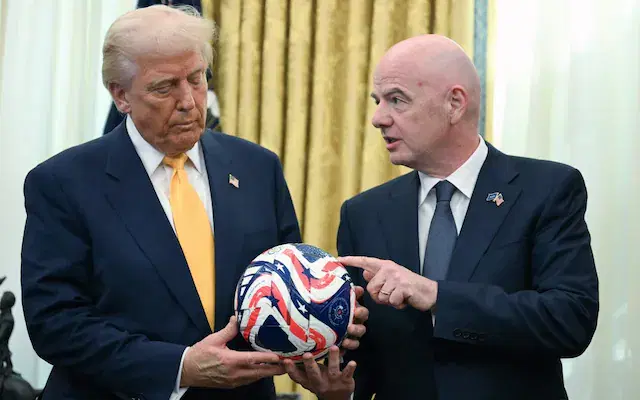US President Donald Trump will attend the World Cup final in New Jersey on July 19 and present the t...