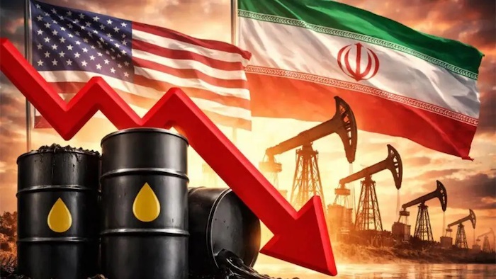 Brent crude and US oil prices tumble as US-Iran agreement eases fears over Strait of Hormuz disrupti...