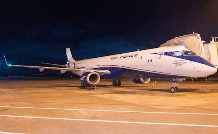 Air Peace has taken delivery of its factory-new Embraer E175 aircraft to strengthen domestic and reg...
