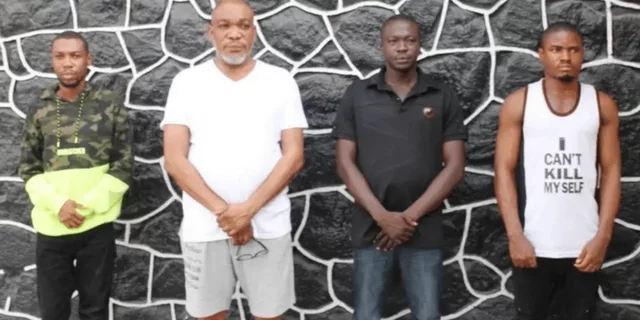 A suspected international fraudster, Osondu Victor Igwilo, popularly known as ‘Ezeego King of the Bo...