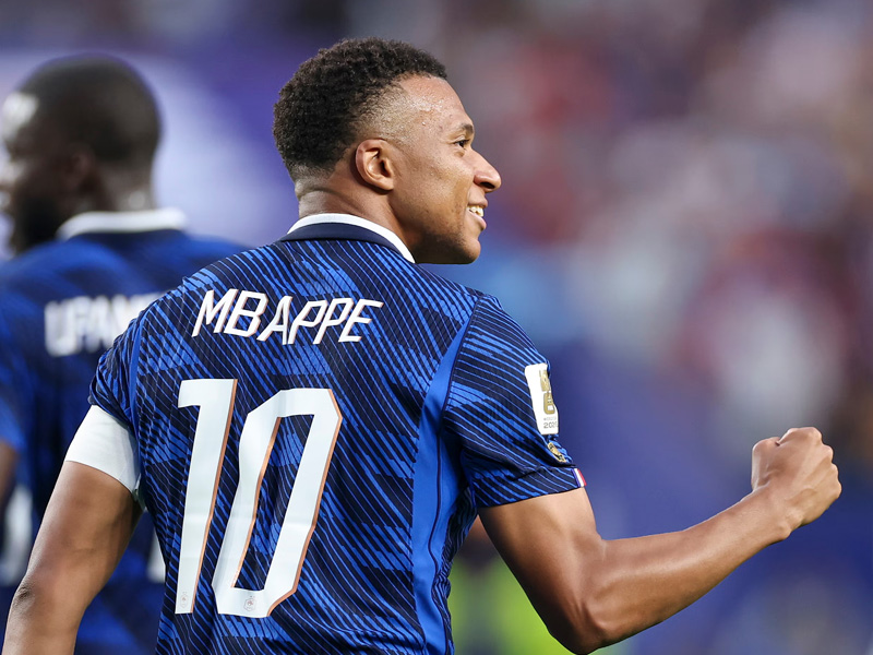 Kylian Mbappe’s two goals contributed to France beating Iraq 3-0, securing qualification despite a l...