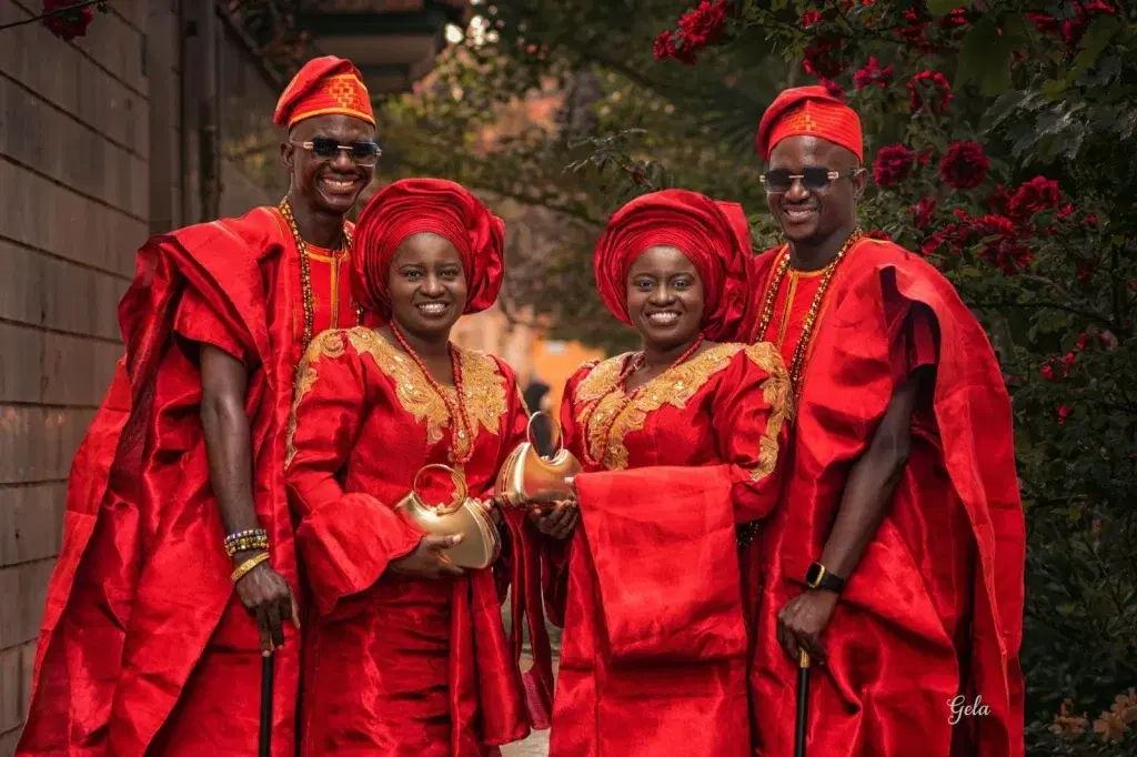 A rare and remarkable wedding celebration took place in Ibadan, Oyo State, on Saturday, as twin brot...