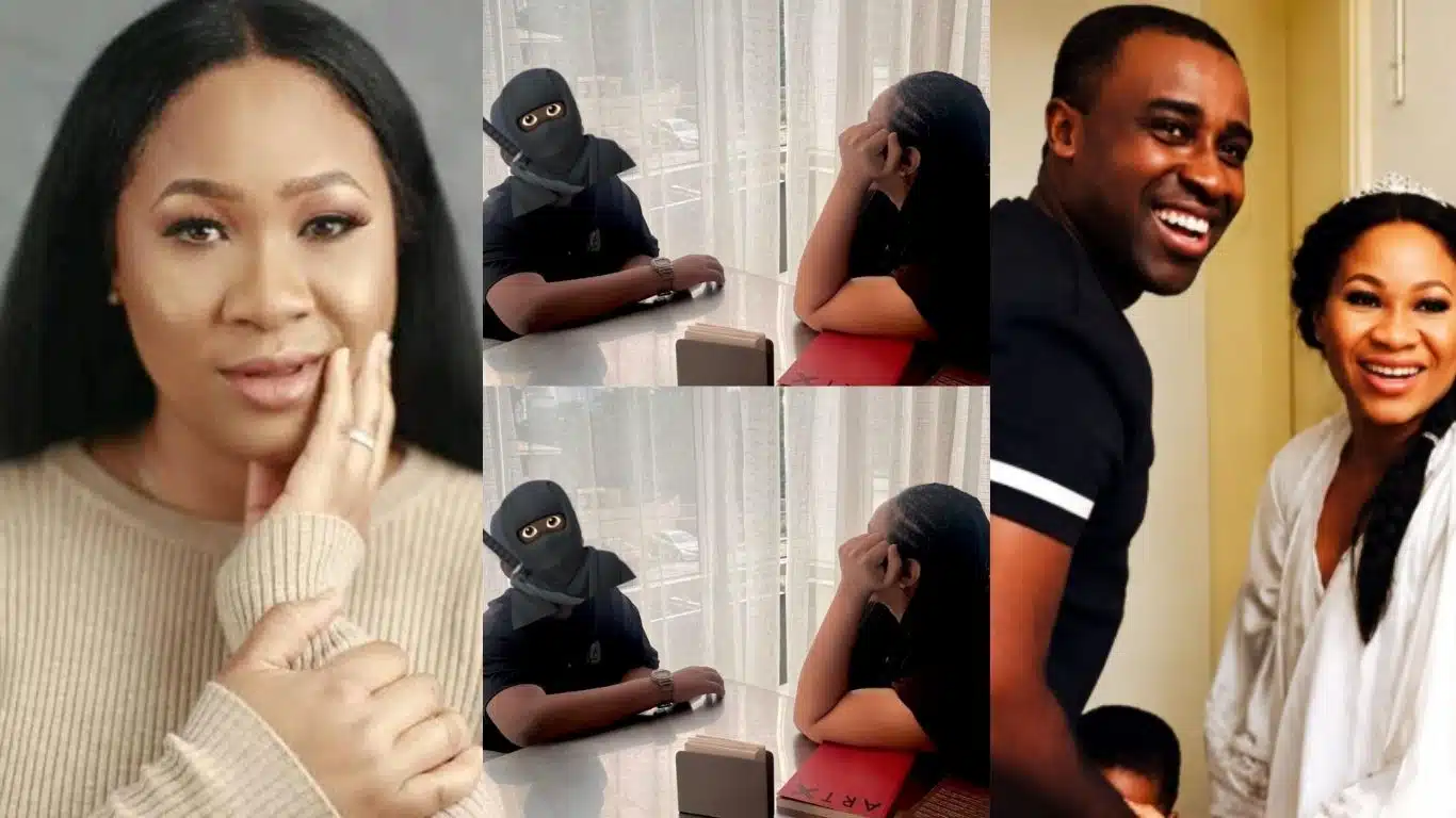 Sandra Onyenucheya, the ex-wife of popular TV host Frank Edoho, has stirred reactions on social medi...