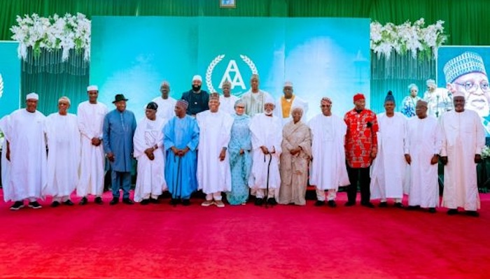 Tinubu, Jonathan and Obasanjo praise Abdulsalami Abubakar in Abuja book and birthday event, highligh...