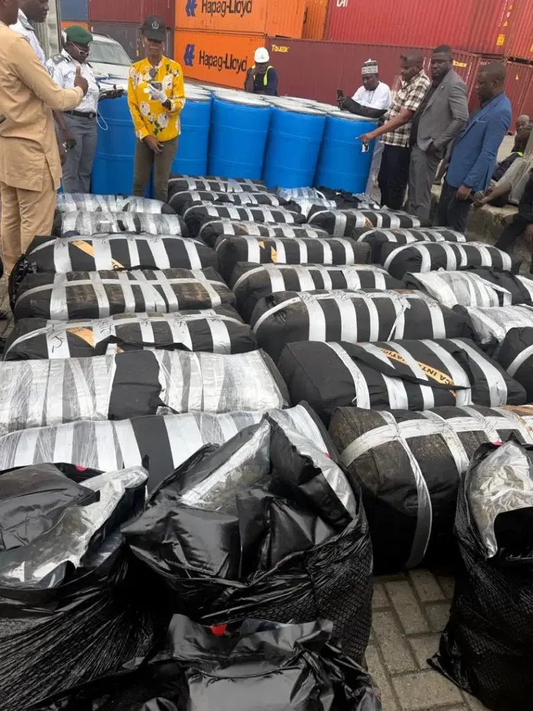 The Apapa Area Command of the Nigeria Customs Service has intercepted 1.81 tonnes of Cannabis Sativa...