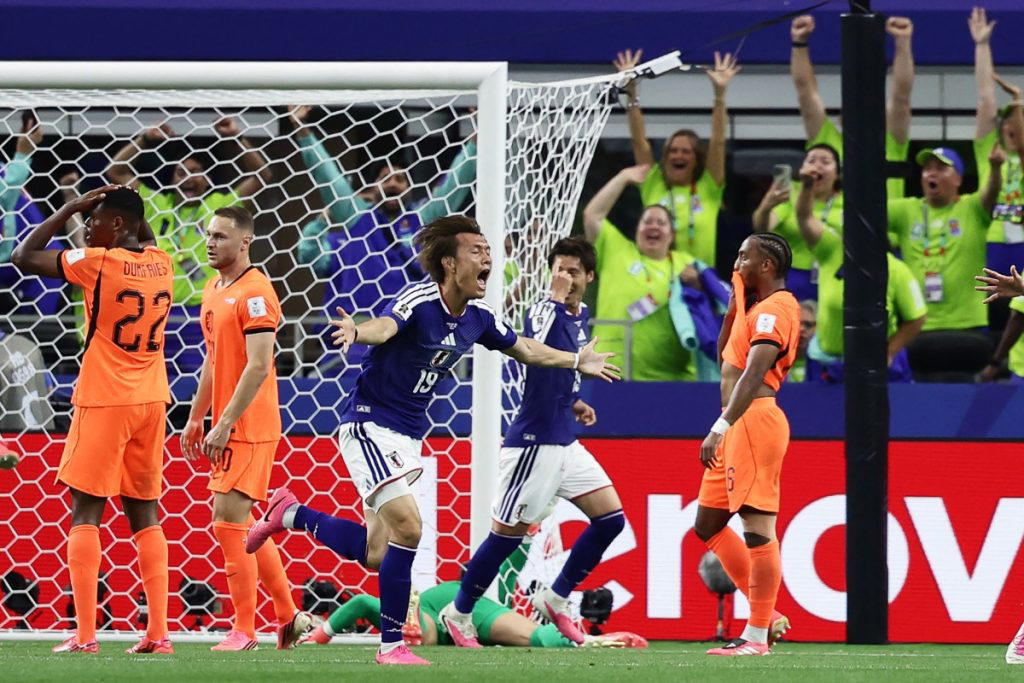 Japan scored an 88th-minute equaliser as they twice fought back to rescue a 2-2 draw with the Nether...