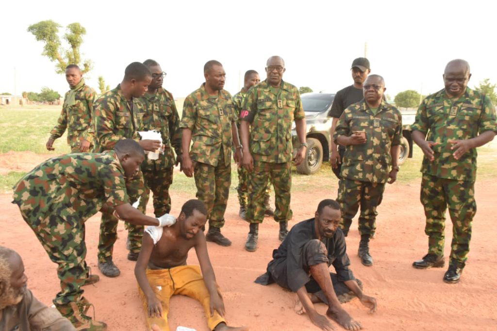By Kingsley Omonobi
Troops of Sector 2, Operation Fansan Yamma, have rescued seven kidnapped victim...