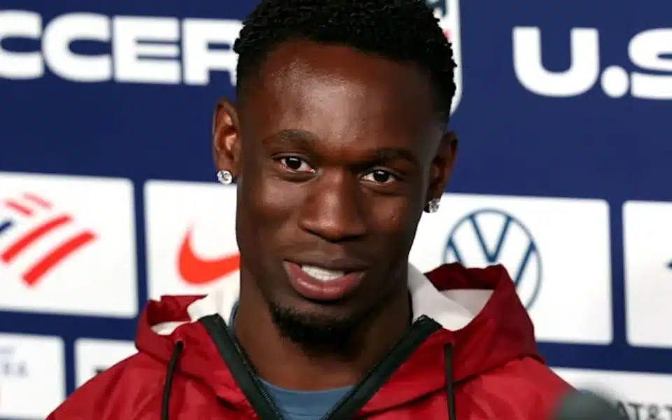 United States striker Folarin Balogun has declared his ambition to reach the level of football’s mos...