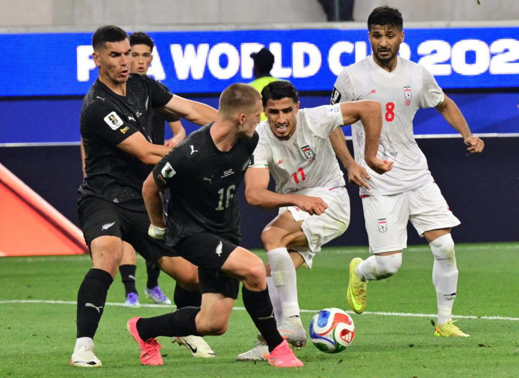 Iran twice battled back for a 2-2 draw with New Zealand on Monday in their frenetic opening match of...