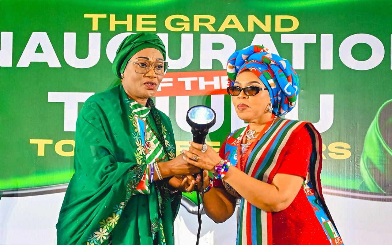 Oluremi Tinubu says APC promotes politics without bitterness and donates vehicles to women leaders i...