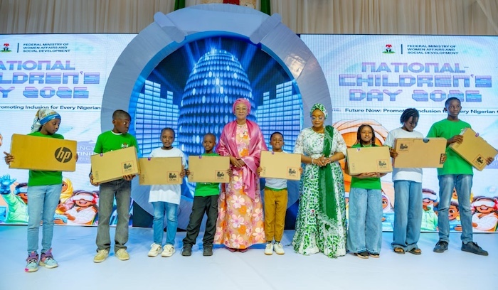 Oluremi Tinubu urges Nigerians to reject child labour and safeguard every child’s right to education...