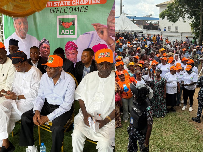 David Mark and Rauf Aregbesola urge Ekiti voters to elect Dare Bejide as governor.
Source: https://...