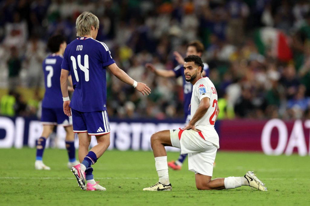 Japan marked the 1,000th game in the history of the World Cup with a 4-0 thrashing of Tunisia on Sat...