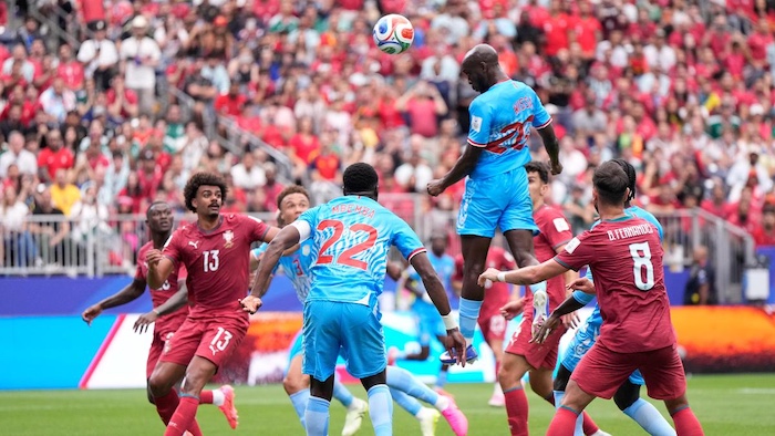 Portugal forced to settle for a point against DR Congo after Yoane Wissa's first-half stoppage-time...