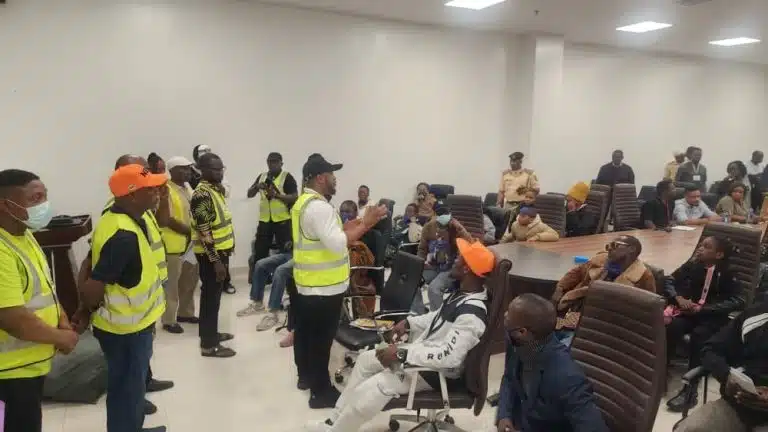 The second batch of stranded Nigerians evacuated from South Africa has arrived at the Murtala Muhamm...