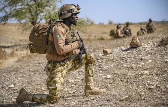 Troops of Operation Hadin Kai repelled coordinated ISWAP attacks in Buratai, Borno State, with no ca...