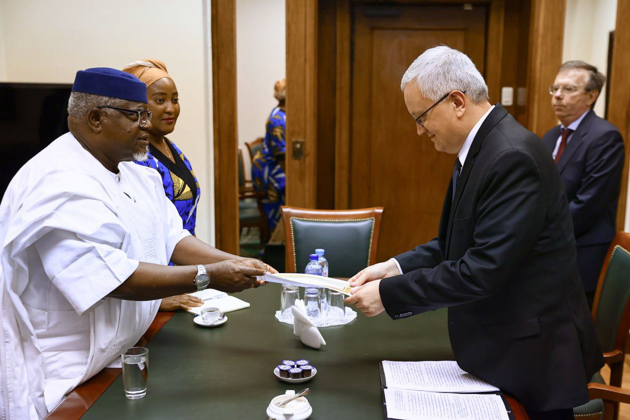 Russia welcomed Nigeria’s new ambassador, Prof. Abdullahi Yibaikwal Iji, and pledged stronger cooper...
