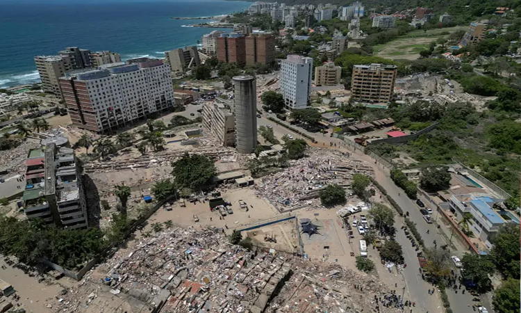 Rescue crews raced Saturday to find survivors in the rubble of Venezuela’s powerful earthquakes as t...