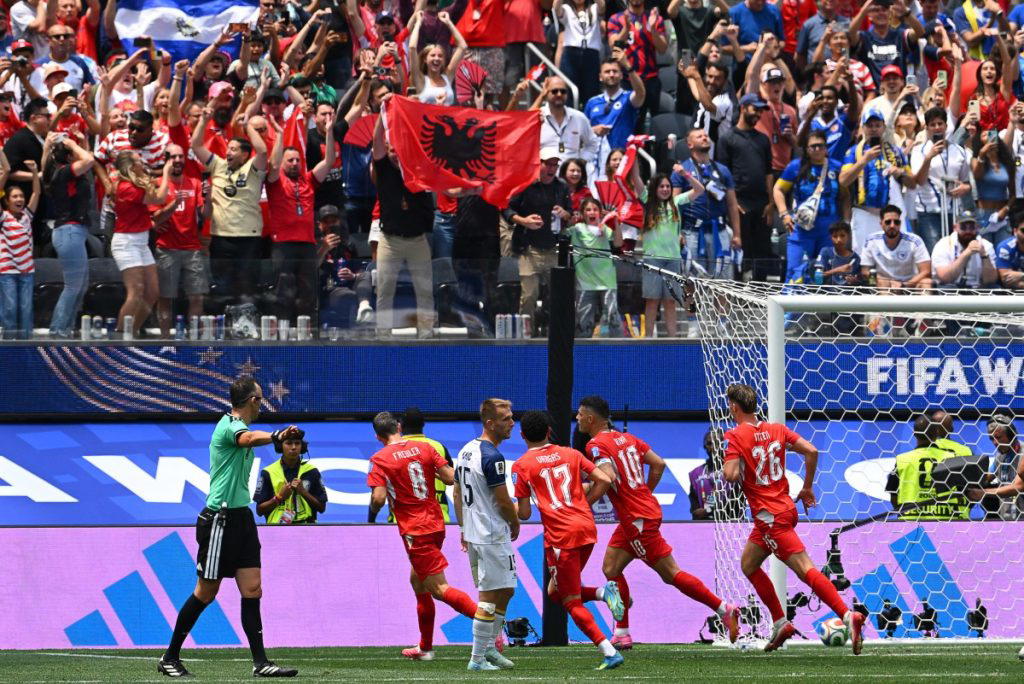 Super subs Johan Manzambi and Ruben Vargas fired Switzerland to a 4-1 win over 10-man Bosnia-Herzego...