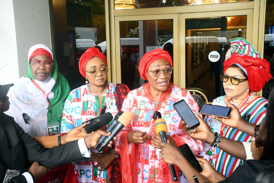 Oluremi Tinubu urged APC women leaders to strengthen grassroots mobilisation and build trust ahead o...