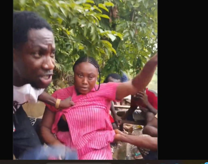 A woman has been apprehended by residents of Ovia North-East Local Government Area of Edo State afte...