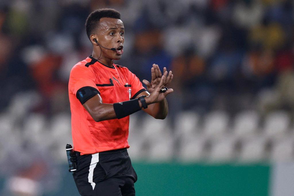 Somali referee Omar Artan, who was denied entry to the United States for the World Cup, returned to...