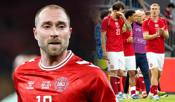 Christian Eriksen is conscious and stable after collapsing during Denmark's friendly match against U...