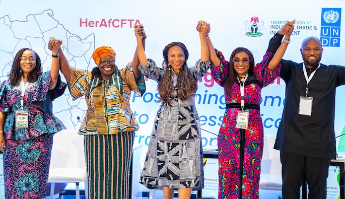 African leaders urged urgent reforms to remove barriers facing women traders and unlock AfCFTA’s $3....