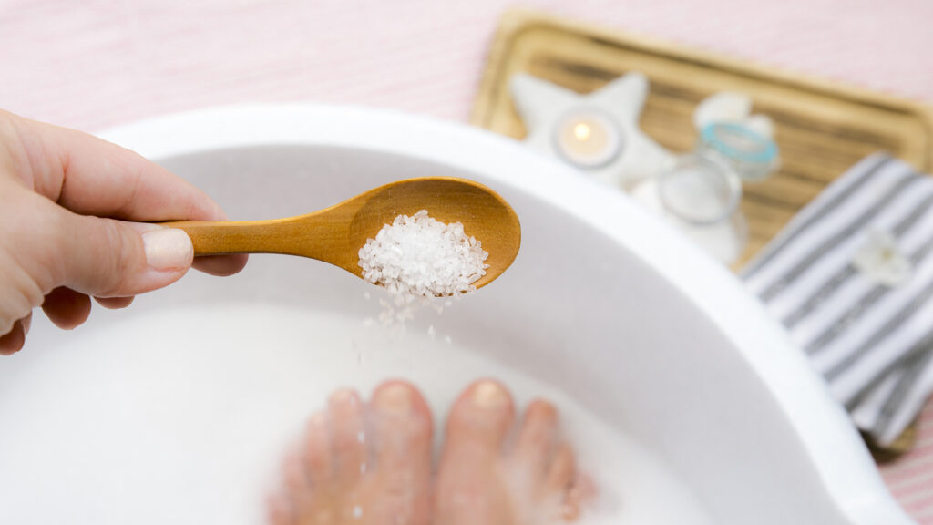 Soaking your feet in warm salt water is an age-old remedy that offers both relaxation and healing be...