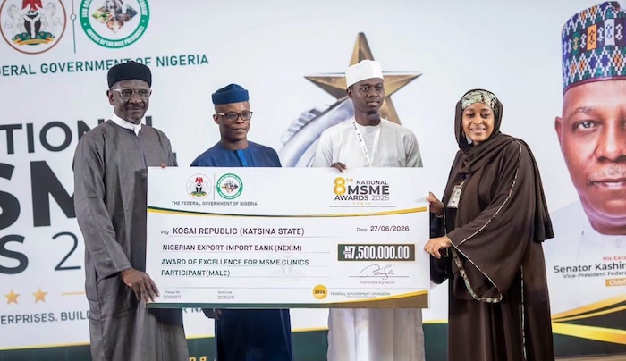 A final-year Ahmadu Bello University Pharmacy student from Katsina has won a N7.5 million MSMEs awar...