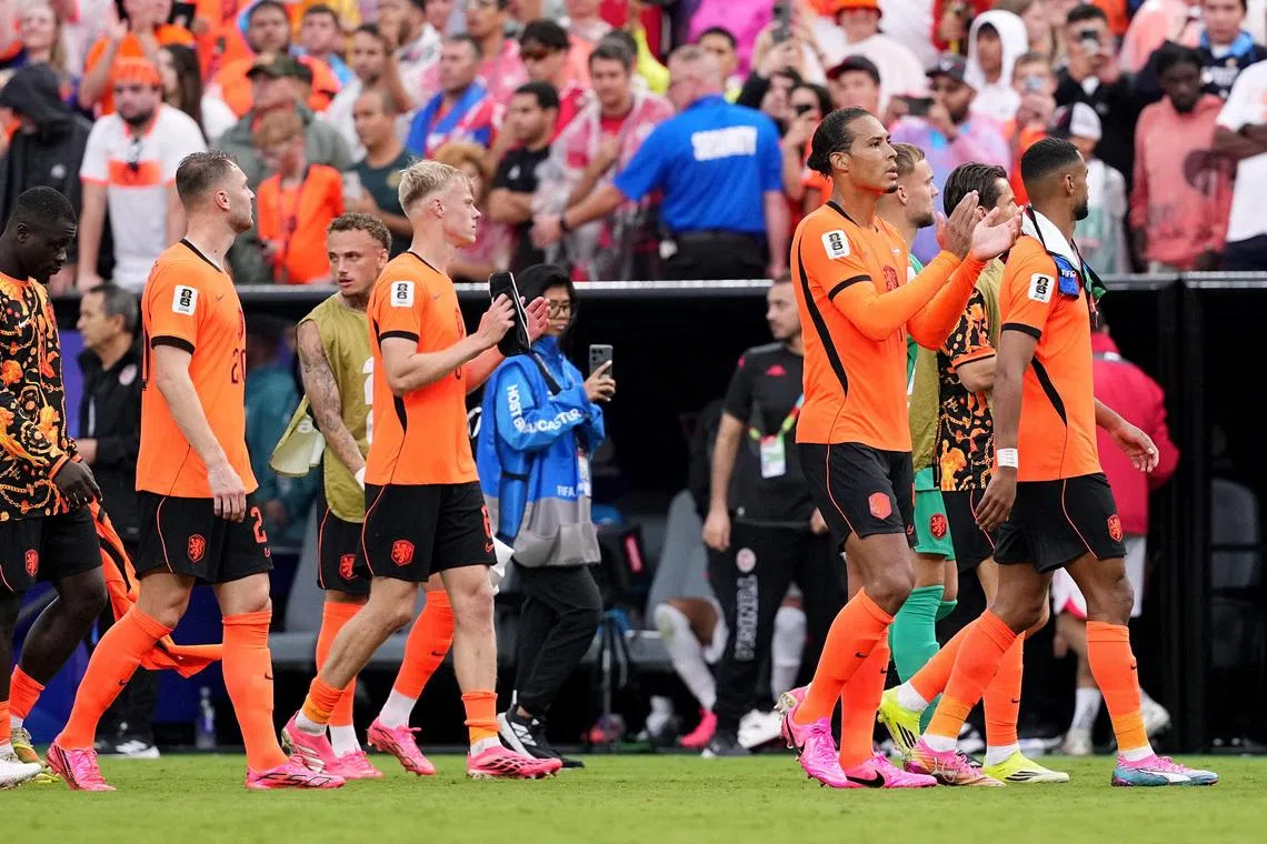 Netherlands beat Tunisia 3-1 to top Group F and book a World Cup last-32 clash with Morocco.
Source...