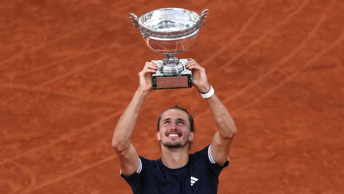 Alexander Zverev claimed his first Grand Slam title after defeating Flavio Cobolli in a dramatic fiv...