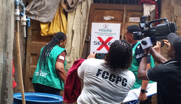 Officials of the Federal Competition and Consumer Protection Commission (FCCPC), yesterday sealed up...