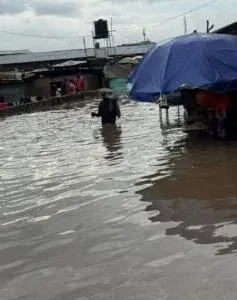 Some Lagos residents are counting heavy losses after torrential rain flooded homes, destroyed busine...