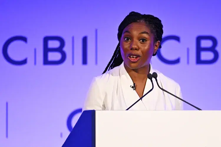 Leader of the UK Conservative Party, Kemi Badenoch, has urged the Labour government to retain its pr...