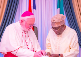 —Says he looks forward to playing host to Pope Leo
By Johnbosco Agbakwuru, Abuja
President Bola Ti...