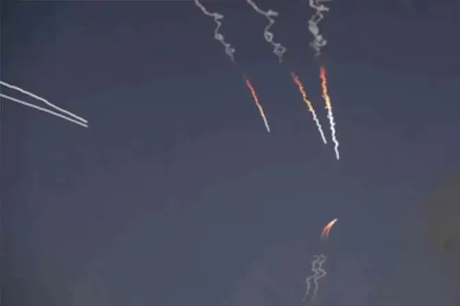 Israeli and Jordanian forces intercepted an Iranian missile aimed at the Jordanian city of Aqaba on...