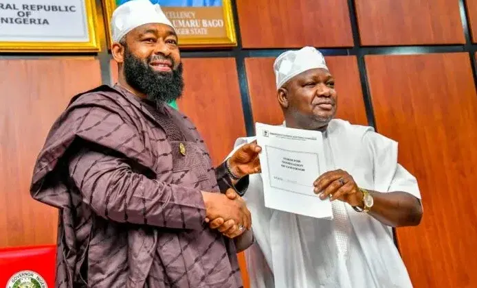 Gov. Umaru Bago of Niger State has picked his deputy, Mr Yakubu Garba, as his running mate for the 2...