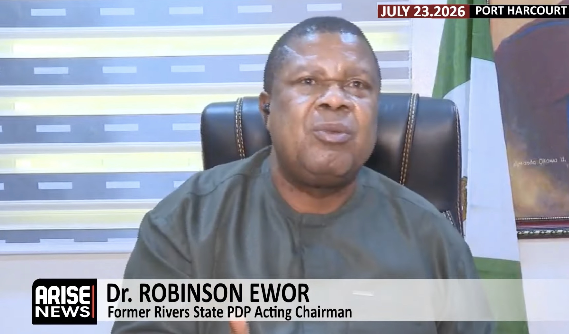 Robinson Ewor says claims that Wike controlled Fubara were inaccurate, admitting the governor remain...