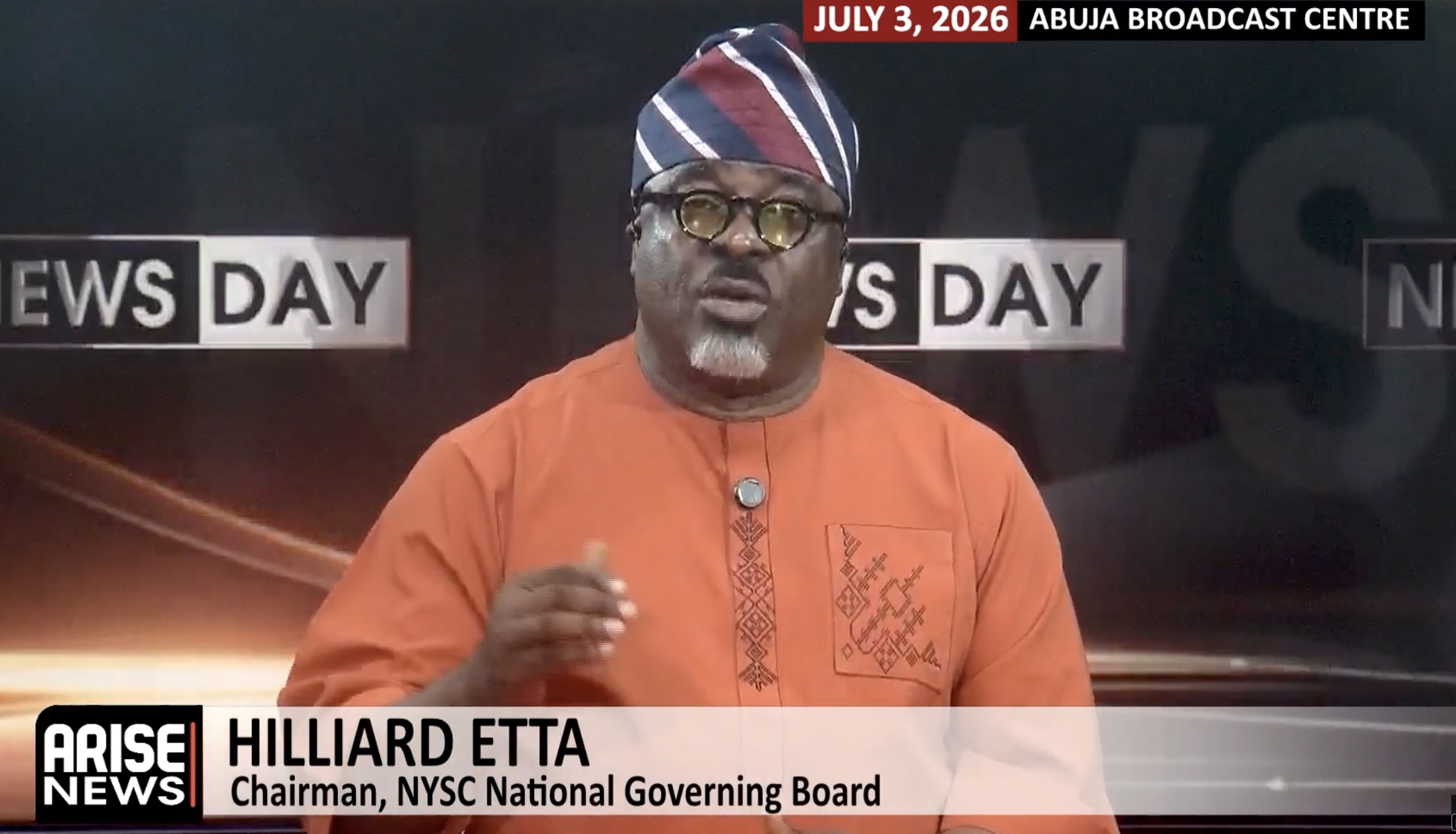 Chairman of the NYSC National Governing Board, Hillard Etta, says proposed NYSC reforms will scale u...