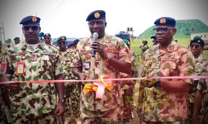 Chief of Army Staff Waidi Shaibu inaugurates new facilities in Port Harcourt, reaffirming the Army’s...