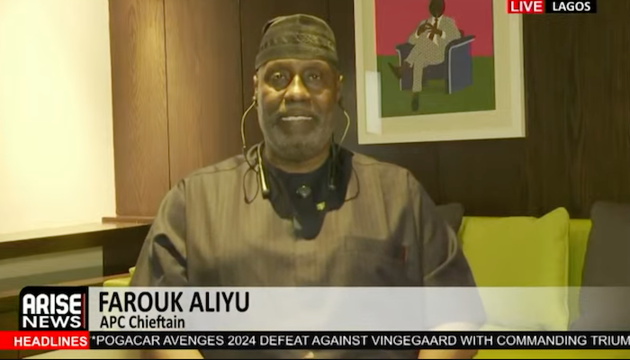 PC Chirftain Farouk Aliyu says Tinubu governed fairly, urging Nigerians to judge the Muslim-Muslim t...
