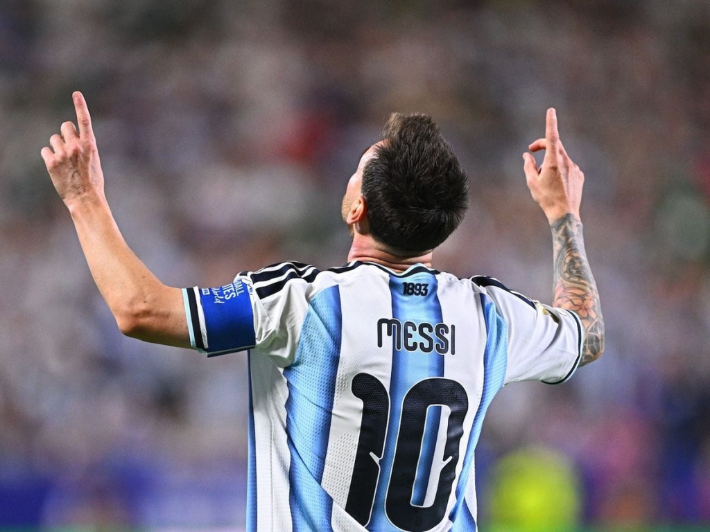 Argentina captain Lionel Messi has moved ahead of France forward Kylian Mbappe in the race for the 2...