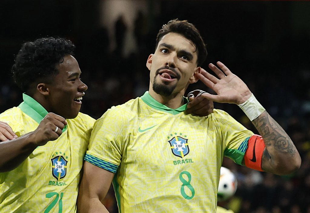 Brazil midfielder Lucas Paqueta will miss Sunday’s World Cup last-16 game against Norway with a hams...