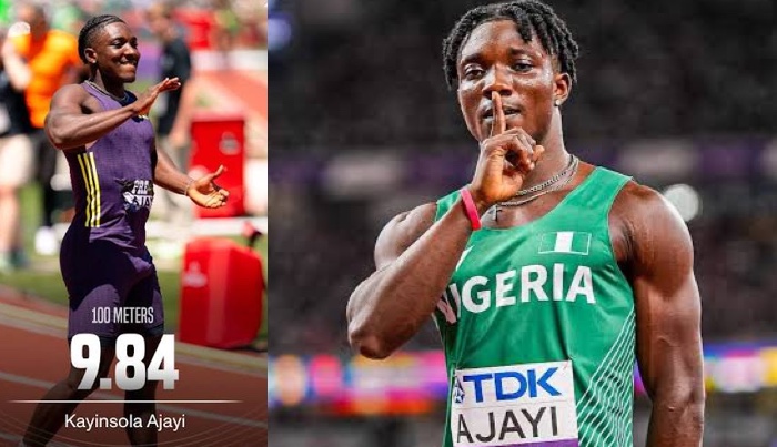 Kayinsola Ajayi announces himself globally after matching Nigeria’s 100m record with stunning Diamon...
