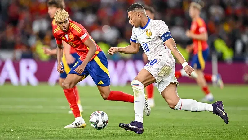 Lamine Yamal is hoping to emulate Kylian Mbappe by winning the World Cup as a teenager, but first hi...