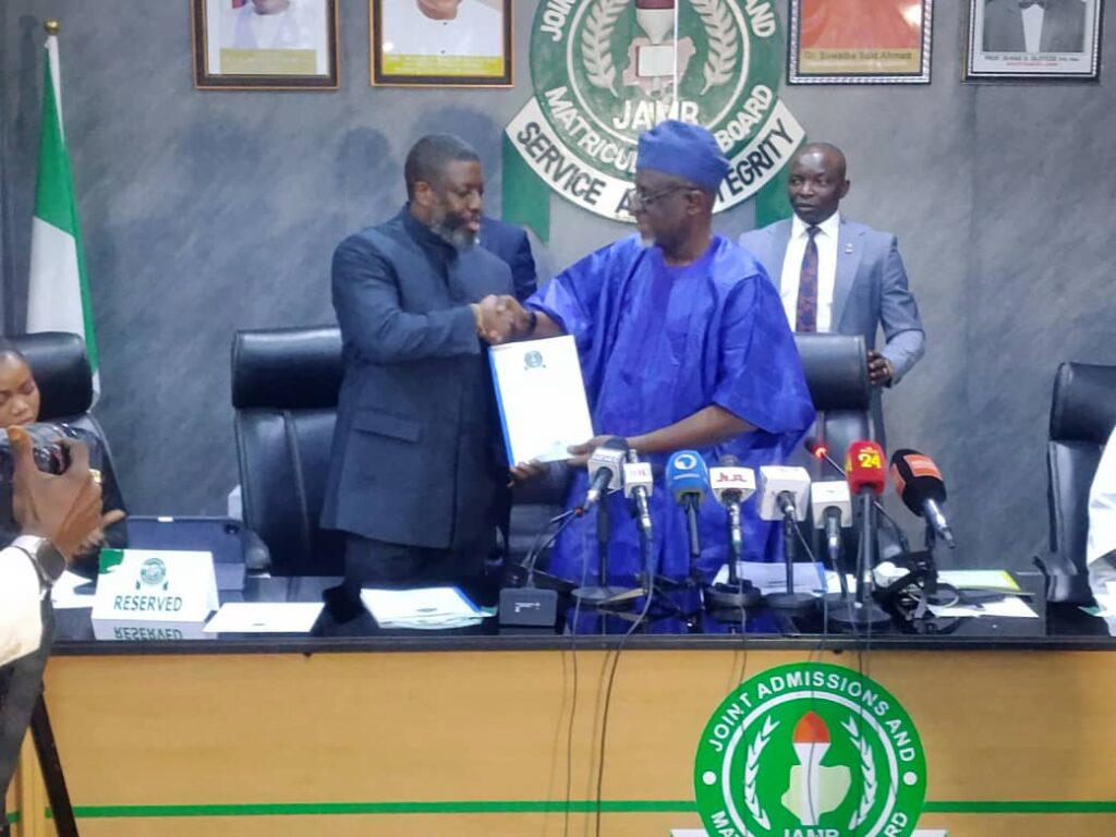 By Joseph Erunke, Abuja
The newly appointed Registrar of the Joint Admissions and Matriculation Boa...